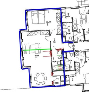 Zentral gelegene 3-Zimmer-Wohnung am Tivoli,  Nähe Hauptbahnhof ab 01.3.2025