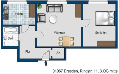 Neue Wohnung, neues Glück! 2-Zimmer-Wohnung