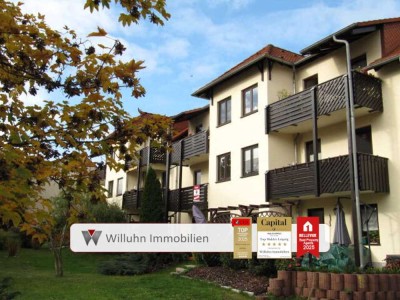 Charmante 2-Zi.-Wohnung: Top-Grundriss | Helles Bad | Westbalkon | Stellplatz