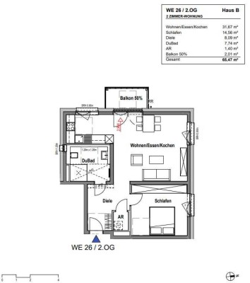 Exklusive, neuwertige 2-Raum-Wohnung mit gehobener Innenausstattung mit Einbauküche in Köln Nippes