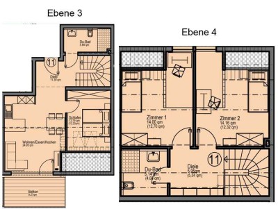 NEUBAU Schöne 4-Zimmer-Wohnung in Künzelsau (W11)