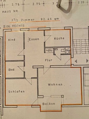 Schöne und gepflegte 3,5-Raum-Wohnung mit EBK in VS-Schwenningen, Deutenberg