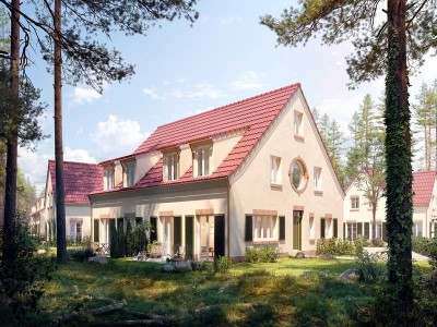 Neubau-Doppelhaushälfte im Quartier Beelitz-Heilstätten