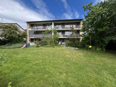 Ruhige 3-Zi-Wohnung mit Garage im Grünen / Gartenblick