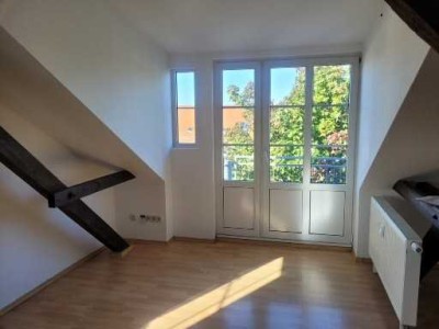 Sonnige 2-Raum-Penthouse-Wohnung mit großem Balkon im Hechtviertel