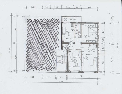 Gepflegte schöne 3,5-Zimmer-Wohnung mit Balkon in Dortmund-Hörde