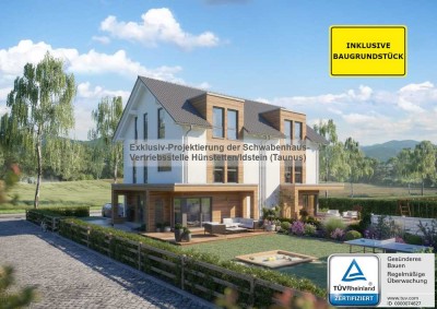 *** Eppstein / individuell planb. DHH-Neubau (mit FESTPREIS, u. verbindlicher Terminschiene) m. KG