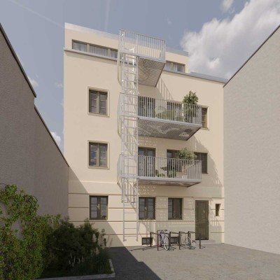 Luxussaniertes Altbau-Apartement im Glockenbach mit Balkon zum Innenhof