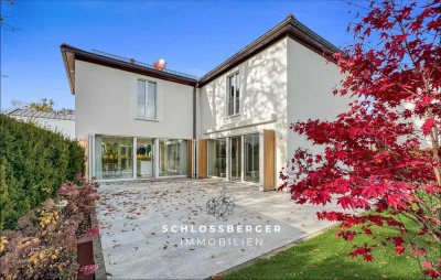 "HIGH END-DESIGN TRIFFT BAUBIOLOGIE": TOP-VILLA IM HERZEN VON BERG MIT SAUNA - ERSTBEZUG