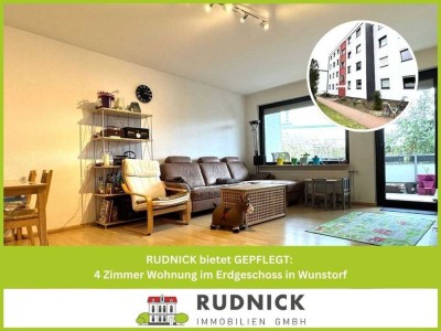 RUDNICK bietet GEPFLEGT: 4-Zimmer Wohnung im Erdgeschoss in Wunstorf