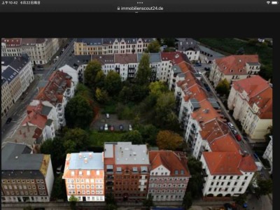 3-Zi-Wohnung mit großem Balkon und eigener Gartenterrasse. Provisionsfrei- Gohlis-Süd