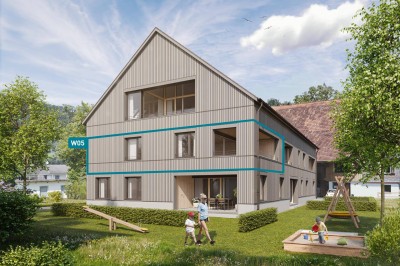Modernes Wohnen an der Oberen Straße: 3-Zimmer-Wohnung Obergeschoss W05