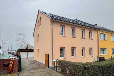 Sofort wohlfühlen: 6-Zi.-DHH mit Garten inkl. Nebengebäude in Leipzig-Engelsdorf