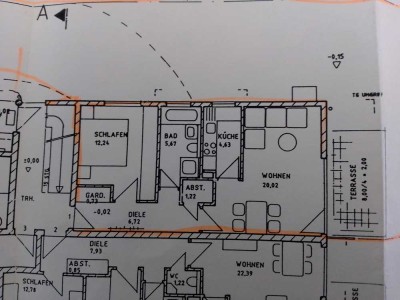 Geschmackvolle 2-Zimmer-Erdgeschosswohnung mit gehobener Innenausstattung mit Terrasse  und Garten