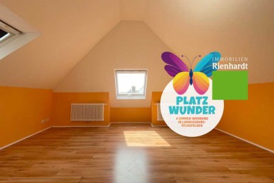 Platzwunder! 4-Zimmer-Wohnung in Ludwigsburg-Pflugfelden