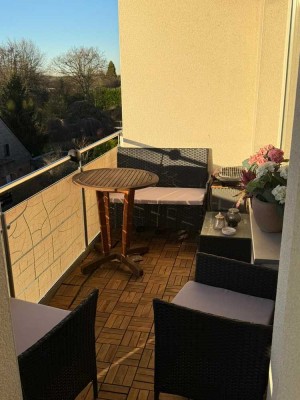 Schöne sonnige und ruhige 3 Zimmer Wohnung in Metzkausen-Mettmann, Süd-West-Balkon