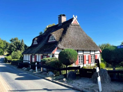 Rondeshagen - charmantes, reetgedecktes Fachwerkhaus mit Nebengebäude und Doppelcarport