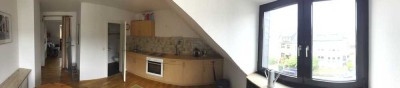 ruhige, kleine 1 Zimmer Wohnung unmöbliert, mit großer Wohnküche dauerhaft zu vermieten