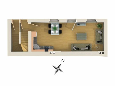 Charmante Maisonette-Wohnung mit Balkon und Terrasse – Bezugsfertig nach Sanierung!