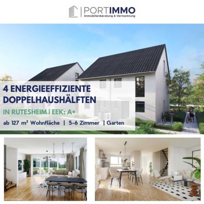 Vier moderne Doppelhaushälften in Rutesheim – klimafreundlich, familiengerecht & bestens angebunden