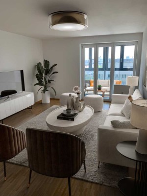 Wohnkomfort pur: 2 Zimmer mit Loggia und Balkon am Westpark