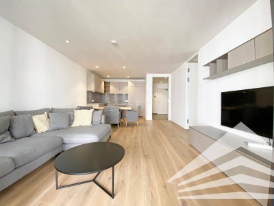 Vollmöblierte Design-Wohnung mit großer Loggia im Zentrum von Linz - 5 Gehminuten zum Bahnhof!