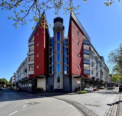 Charmante Maisonette-Stadtwohnung mit individuellem Schnitt und Balkon.
