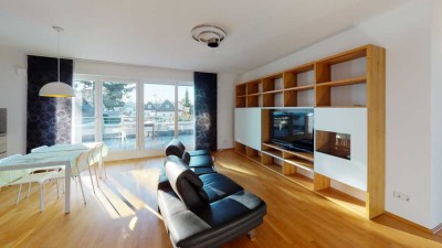 WOHNEN WIE IM EIGENHEIM – SONNIGE MAISONETTE-WOHNUNG MIT GROSSEM SÜD-BALKON