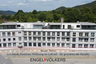 Neuer Preis: Luxuriöse Penthaus-Wohnung im Loftstil - Sie gestalten die Details!