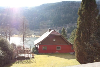Großzügige Liegenschaft am Afritzer See mit direktem Seezugang und 180°-Panoramablick – ca. 4.600 m² Grundstück