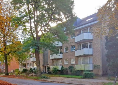 Bezugsfreie 1-Zimmer-Stadtwohnung 
mit Balkon im beliebten
Hamburg-Marienthal