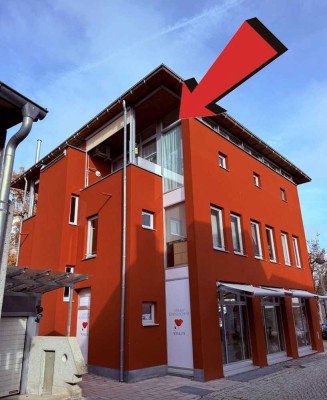 Zentrale Galeriewohnung mit Blick auf den Stadtwall, Teilmöblierung (!)