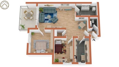 Geräumige Erdgeschosswohnung mit 98 m² in Giengen – Ruhige Wohnlage inklusive