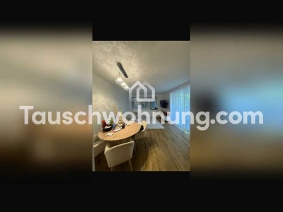 Tauschwohnung: Neubau Wohnung mit Aufzug und großem Balkon