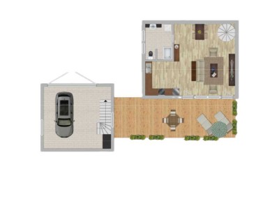 Maisonettwohnung mit stilvollen Ambiente