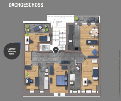 Achtung Steuersparer und Eigennutzer: Geschmackvolle 5-Raum-Penthouse-Wohnung mit Denkmal AfA