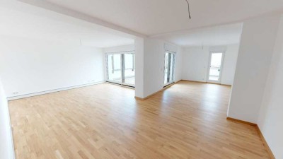 Moderne 4-Zimmer-Wohnung mit großer Dachterrasse mitten in der City in ruhiger Lage!