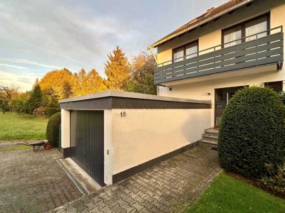 Moderne Doppelhaushälfte in ruhiger Feldrandlage