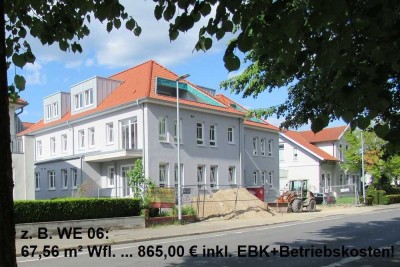 Moderne, schicke Neubauwohnanlage mit 10 Wohneinheiten, Pkw-Stellplätzen in topzentraler Stadtlage