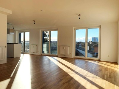 PROVISIONSFREI - Neue charmante LOFT-Wohnung ca. 62 m2 mit tollem Panoramablick - zentrale Top-Lage im grünen Süden von Linz