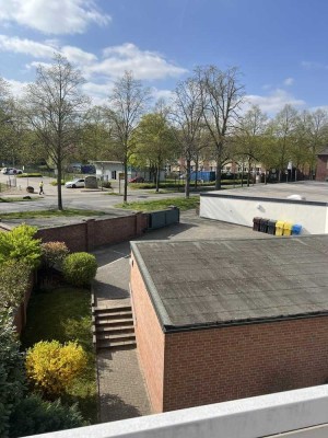 Stadtwohnung mit kleinem Garten