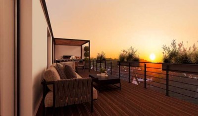 Leben mit Weitblick, traumhaftes 4-Zimmer-Penthouse mit 110 m² Wohnfläche