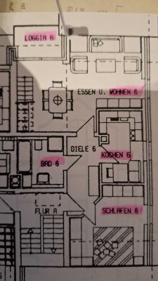 Stadtnah gelegene 3-Zimmer-Maisonettewohnung mit Balkon in ruhiger Lage von Rhede