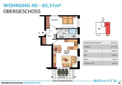 �Top Kapitalanlage mit Balkon & Aufzug I � Wohnen im Naturpark I 4D