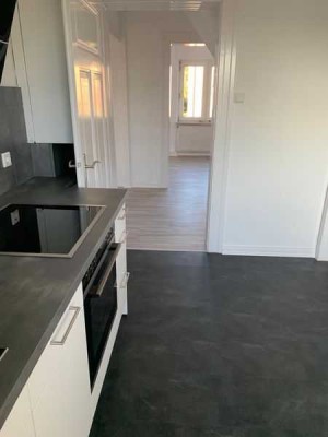 Helle, geräumige, frisch renovierte 3-Zi.-Wohnung in 2-Parteien-Altbau mit großem Garten