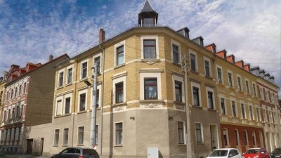 kleines, stilvolles Gebäude mit Garage
