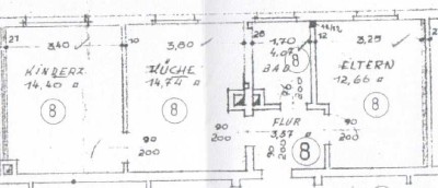 lichtdurchflutete Etagenwohnung zur Miete