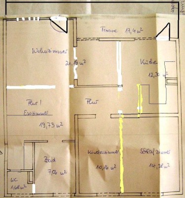 Geschmackvolle 2,5-Zimmer-Terrassenwohnung mit Südbalkon in Regensburg