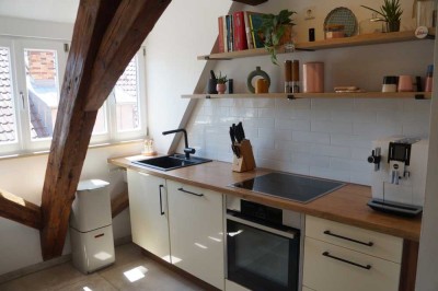 Schöne Maisonette-Wohnung im kernsanierten Fachwerkhaus – direkt an den Weinbergen