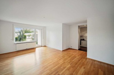 Ideal für Singles & Pendler: Charmante 1-Zimmer-Wohnung mit eigenem Garten in Sachsenhausen